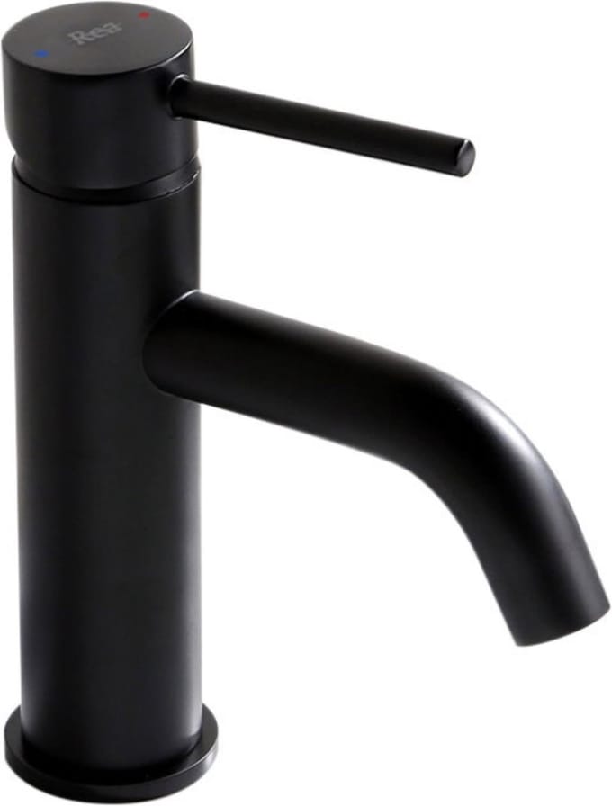Rea Lungo Black Low - Wastafelkraan - Zwart