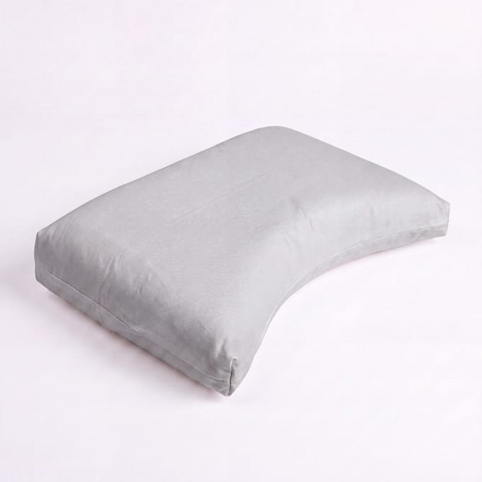Kayori Saiko Kussensloop Premium Jersey - 40x60 - Set van 2 - Zilvergrijs