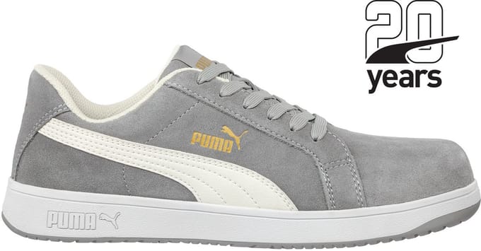 Puma Icon Suede Grey Laag S1P 640030 - Grijs - 39