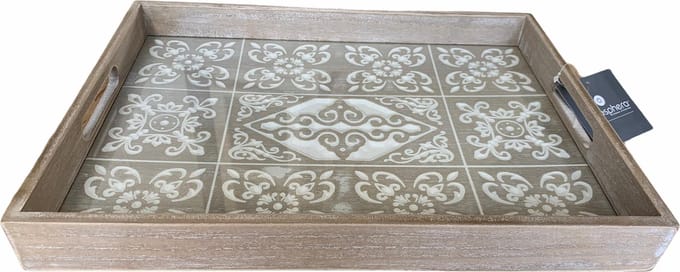 Dienblad - hout - decoratie dienblad - 40x30cm