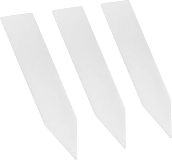 CombiCraft steeketiketten klein 10x50mm 1000 micron wit - 100 stuks