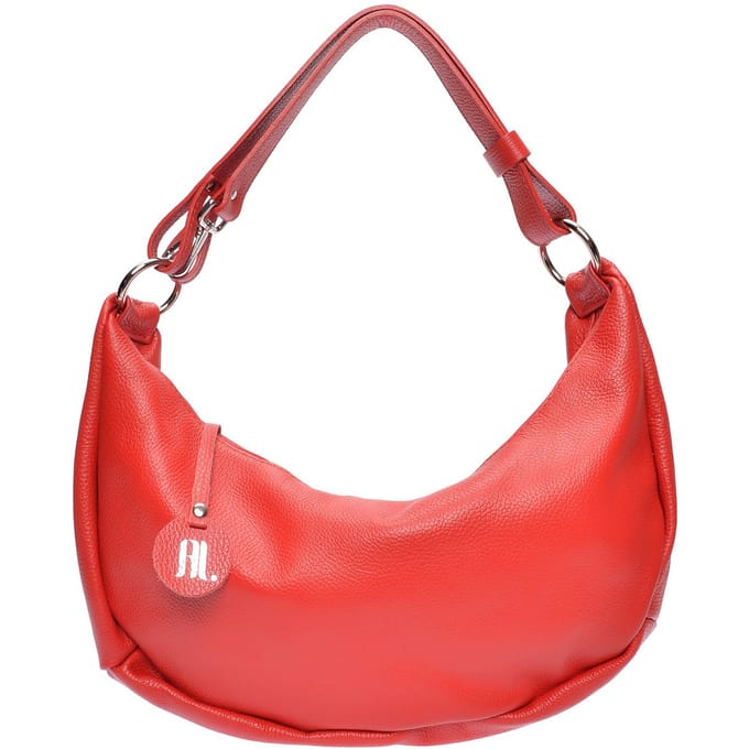 Anna Luchini Rood Rundleer Tas