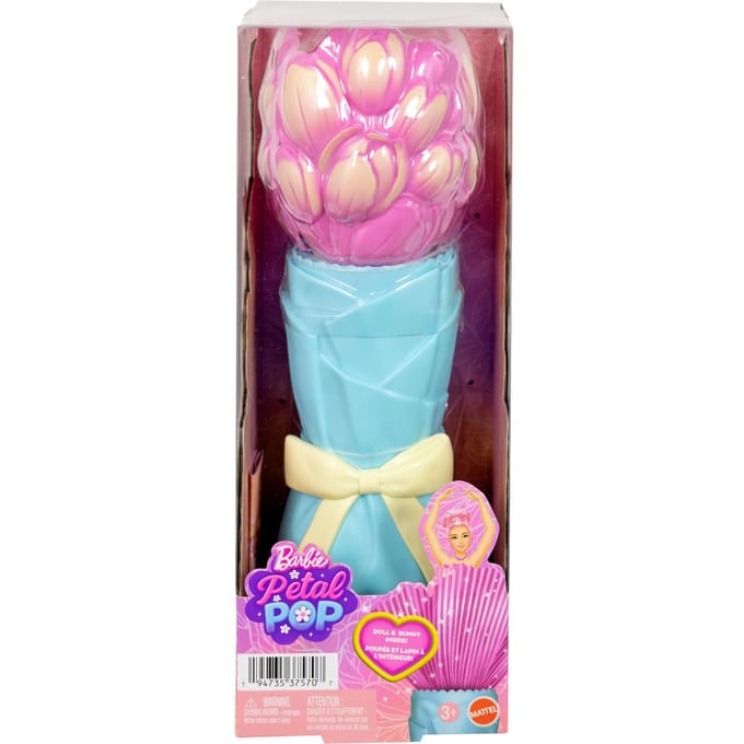 Barbie Petal Pop Geparfumeerde Modepop - Roze Tulpenjurk