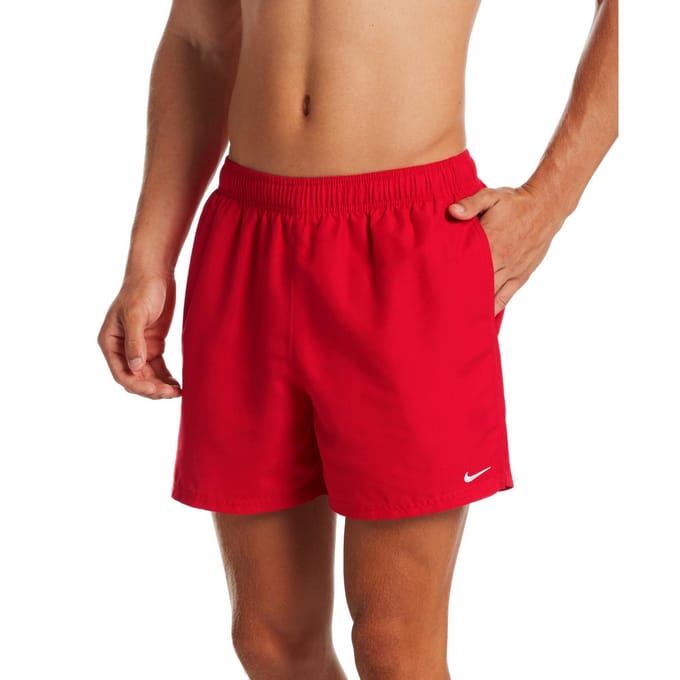 Nike Heren geborduurd logo zwembroek Regular (Universiteitsrood)