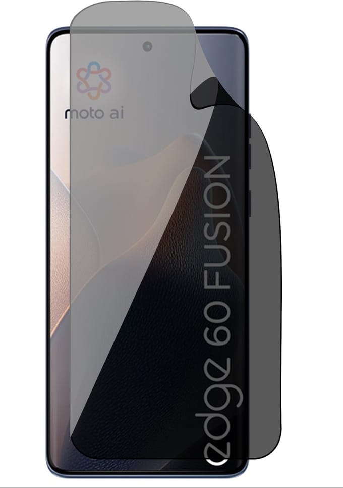 Privacy Screenprotector geschikt voor Motorola Edge 60 Fusion - 1x FlexGuard Screen Protector