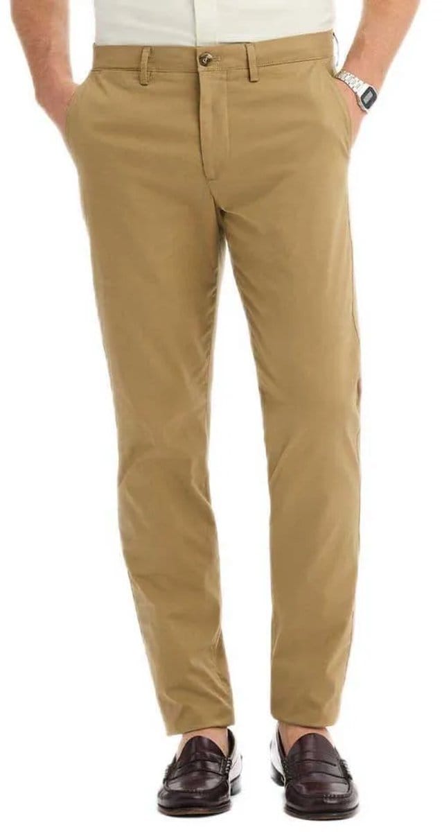 Dockers Crafted Khaki Slim Tapered Fit Broek Beige 32 / 32 Man