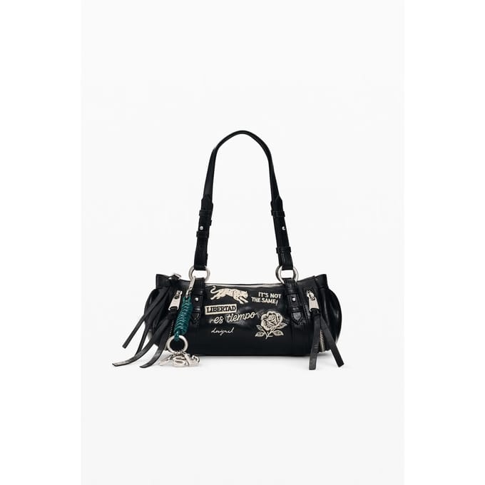 Desigual schoudertas Libertas Zarauz Bag Black zwart