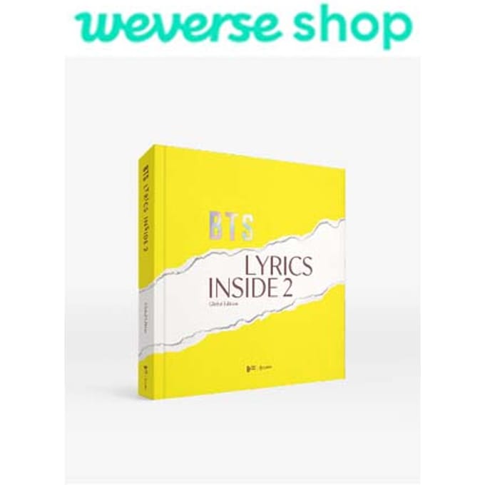 BTS-LYRICS BINNEN 2 1EA white