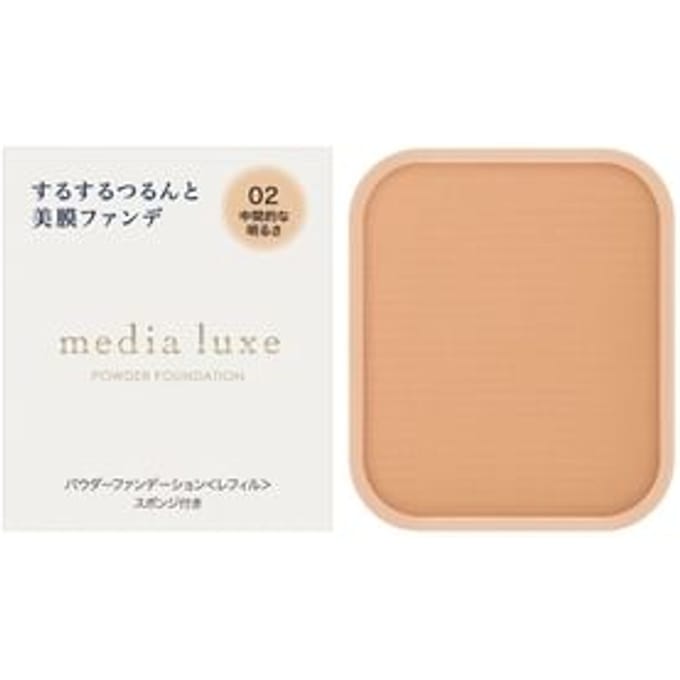 Kanebo - Media Luxe Powder Foundation 02 Intermediate Brightness - 9g Refill