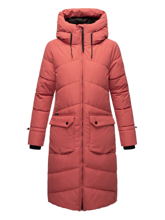 Marikoo Tomomii dames winterjas – lang, warm & met capuchon