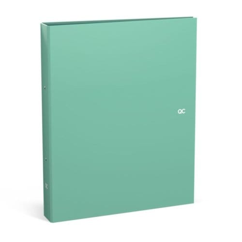 Qc colour - ringband a4, 23 ringen, spearmint