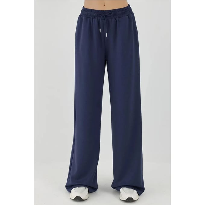 Zachte Modal Touch Wijde Pijpen Sweatpants