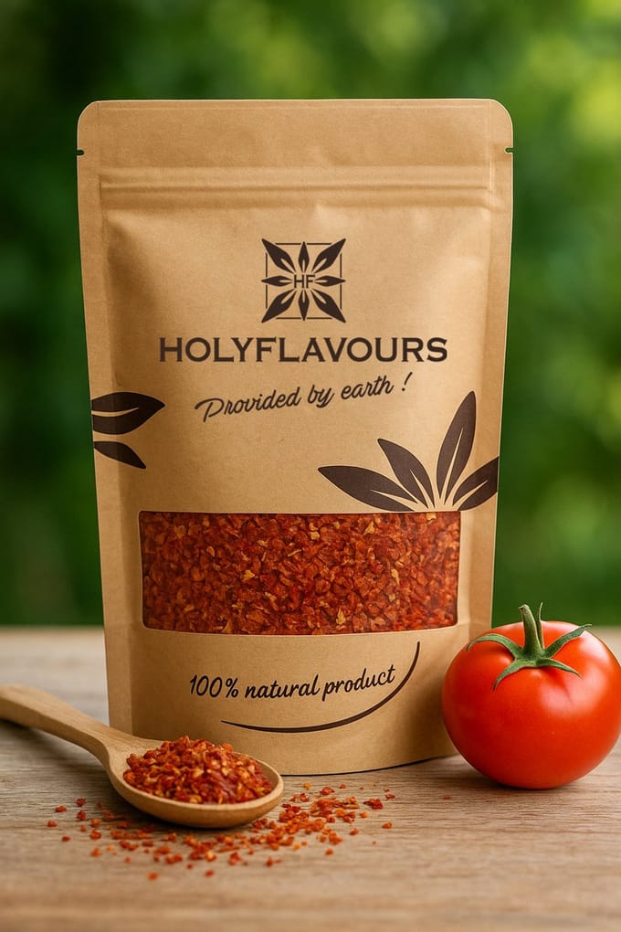 Tomaten Granulaat 1-3 mm - 100 gram - Holyflavours