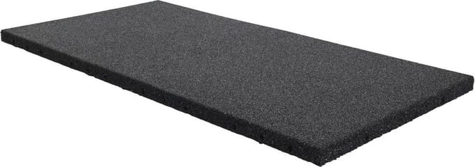 Rubber tegel looppad plat dak - 50 x 100 cm - 30 mm dik