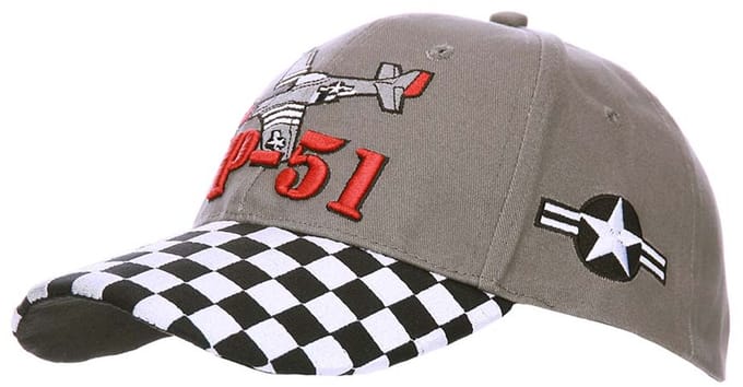Fostex Garments - Baseball cap P-51 Mustang (kleur: n.a. / maat: NVT)