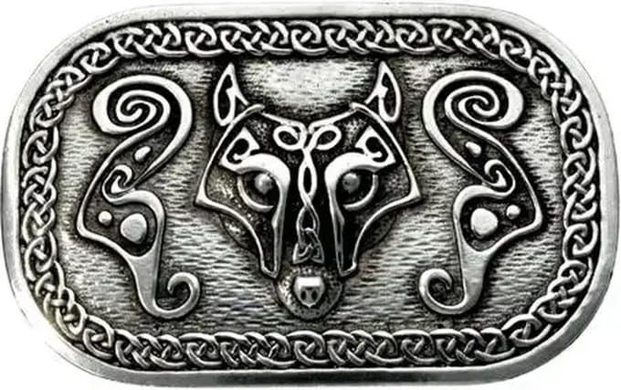 St Justin Viking wolf gesp(BU1072)