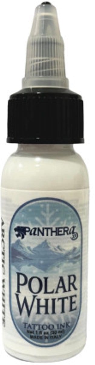 Panthera Polar White series - Solid white 30ml - Witte tattoo inkt - White tattoo ink
