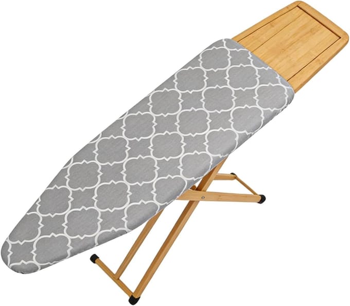 Strijkplank Onderlegger - Strijkhoes Vilt - Efficiënt Strijken - Warmte Reflecterende Coating - 100 x 39 cm - Grijs