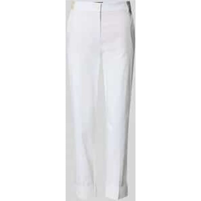Regular fit broek met verkorte pasvorm en steekzakken