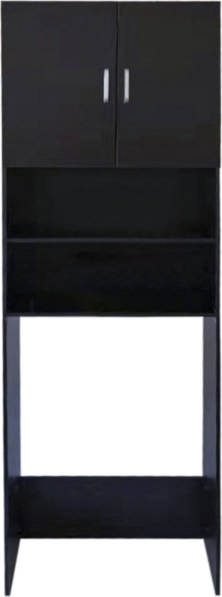 Wasmachine kast ombouw meubel - zwart