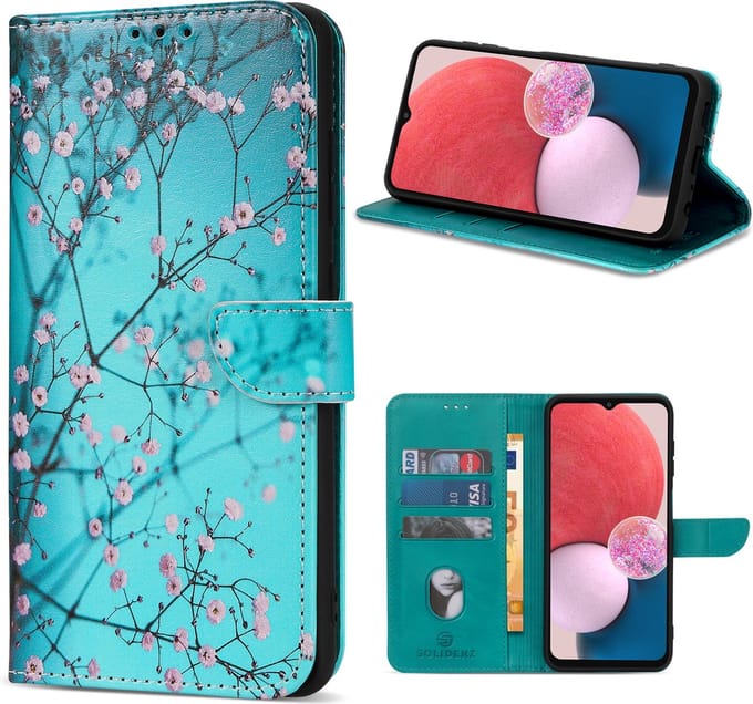 Solidenz hoesje - Geschikt voor Samsung Galaxy A14 - Bookcase - Sierkers