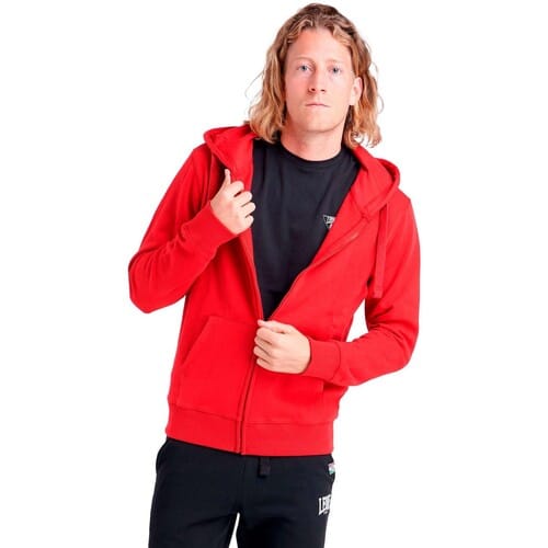 Capuchon sweaters Leone 1947 Man Hoody Full Zip Basic Small Logo