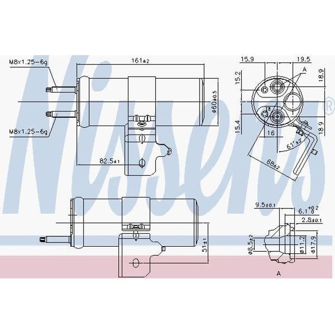 Droger, airconditioningsysteem NISSENS 95568