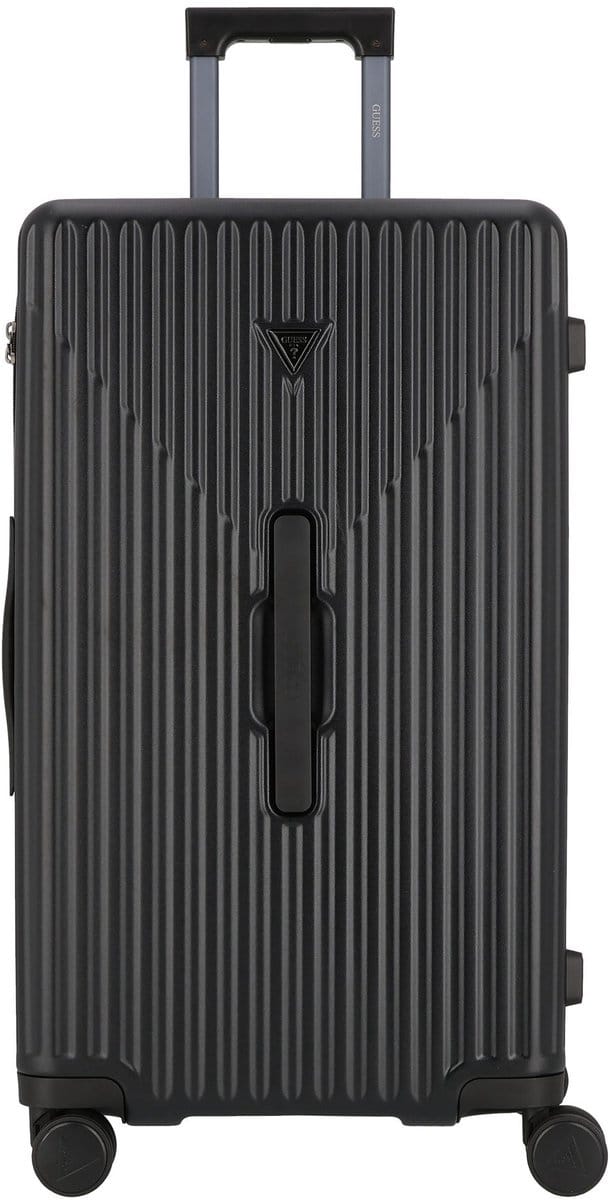 GUESS trolley Olbia Shell Trunk Black zwart 73cm