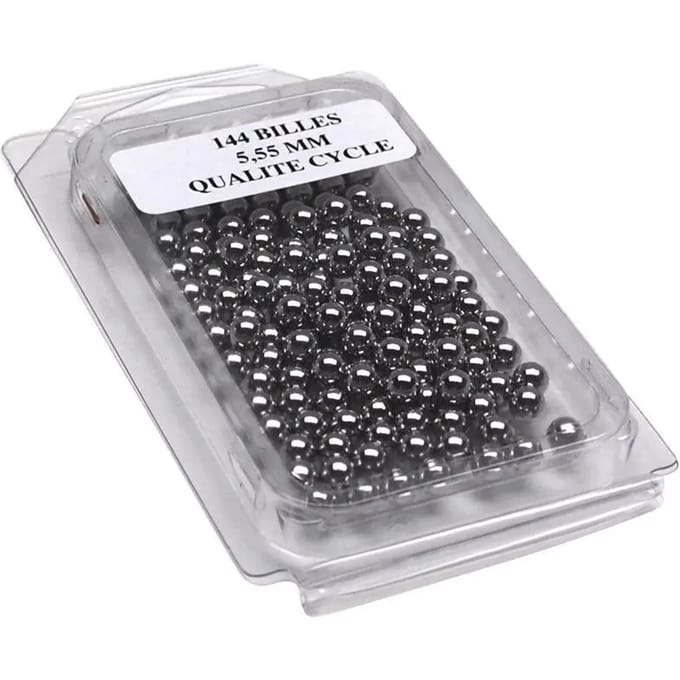 1 set van 144 stalen kogels P2R 5,556 mm