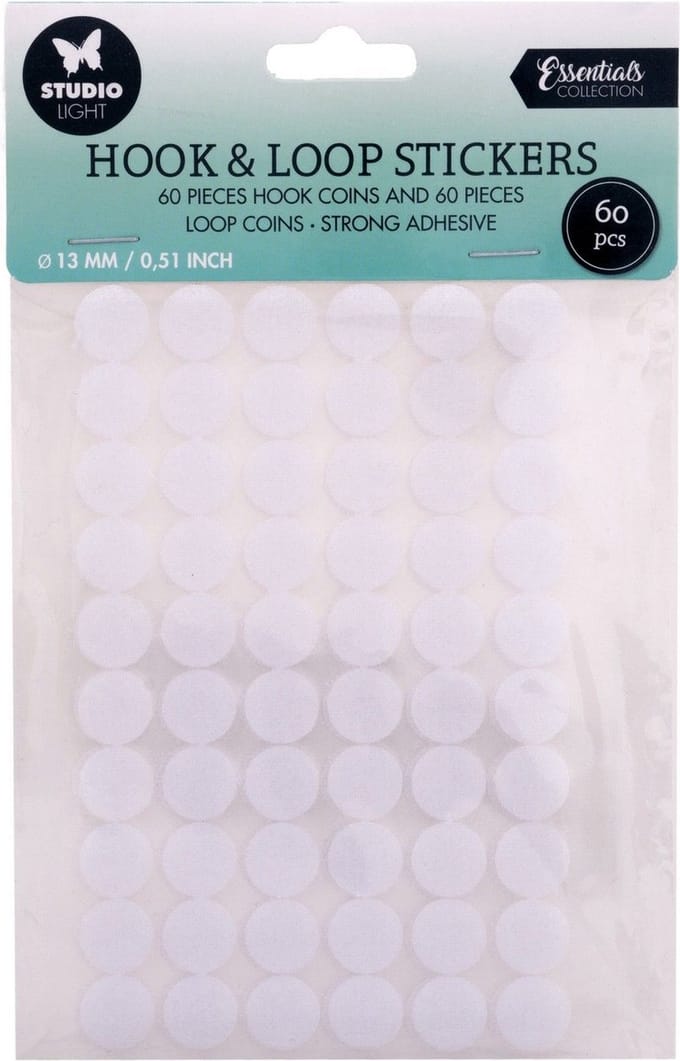 Studio Light Essentials HOOK & LOOP stickers Round 13mm