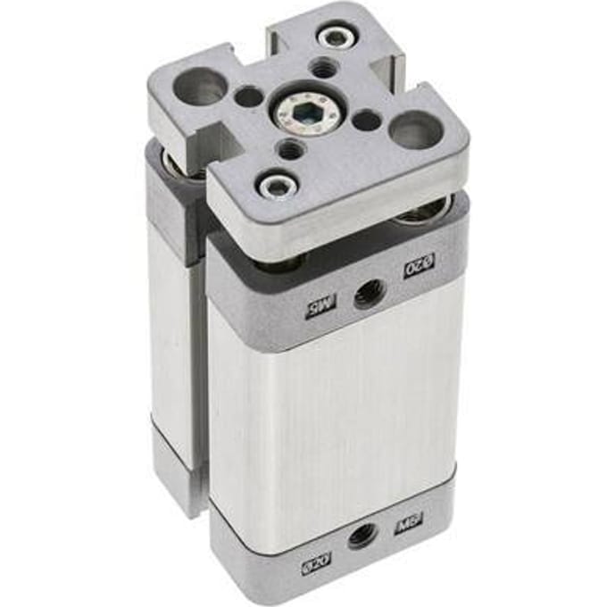 ISO 21287 Compacte Dubbelwerkende Cilinder 20-30mm - Magnetisch - Niet-roterend