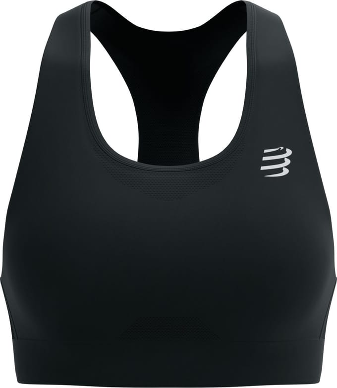 Compressport | Feelfree Seamless Bra | Sport-BH | Black | S -