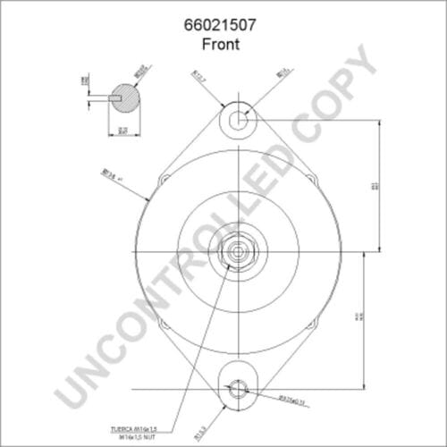Driefasige generator PRESTOLITE ELECTRIC 66021507