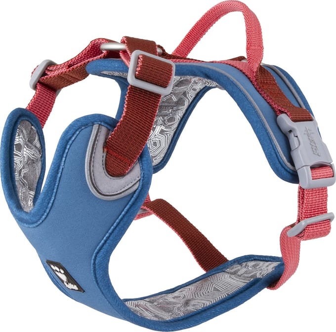Hurtta Weekend Warrior Harness Warmer - Hondenharnas - Eco Bilberry Mix - Borstomvang: 60-80 cm