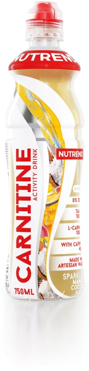 Carnitine Activity Drink with Caffeine - 8x 750 ml - Sparkling Mango & Coconut