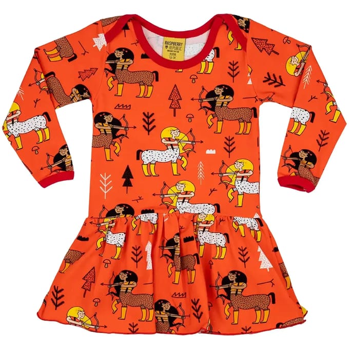 Body met lange mouwen en rok baby meisje Raspberry Republic