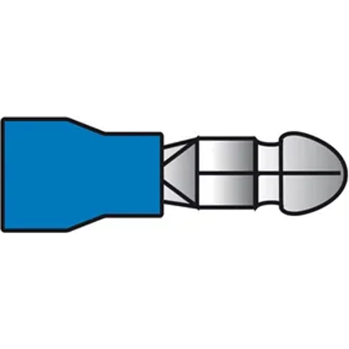 Carpoint Rondstekker 550 Blauw Ø5mm- 10 Stuks