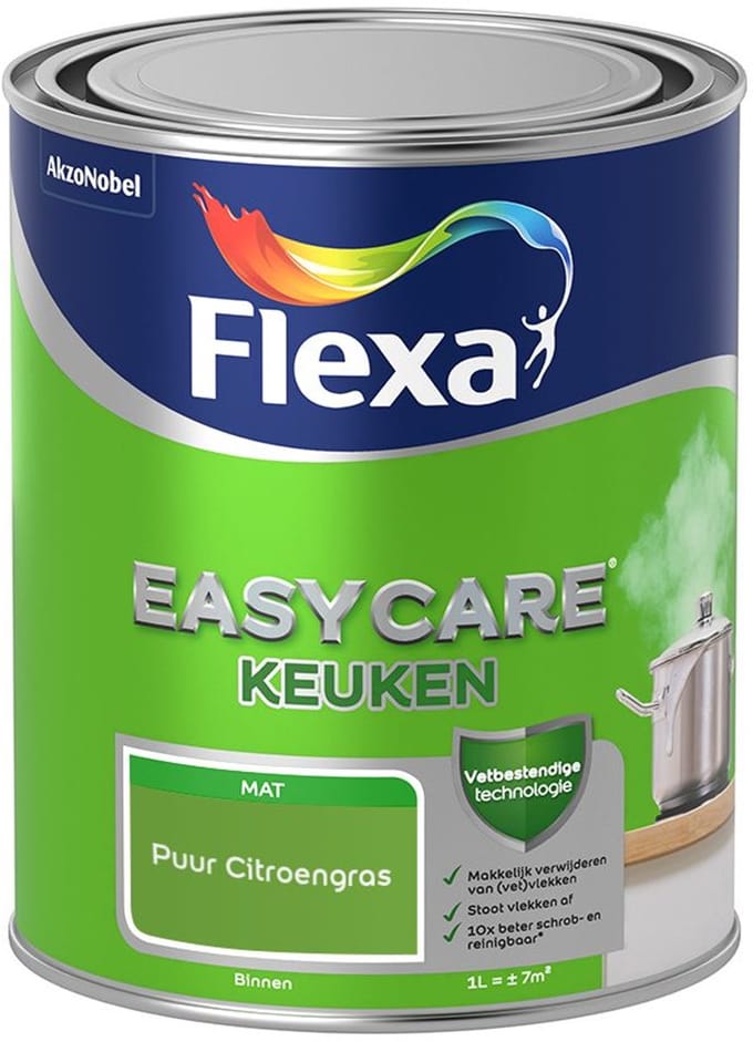 Flexa - Easycare Keuken - Puur Citroengras - Mengverf - 1 L