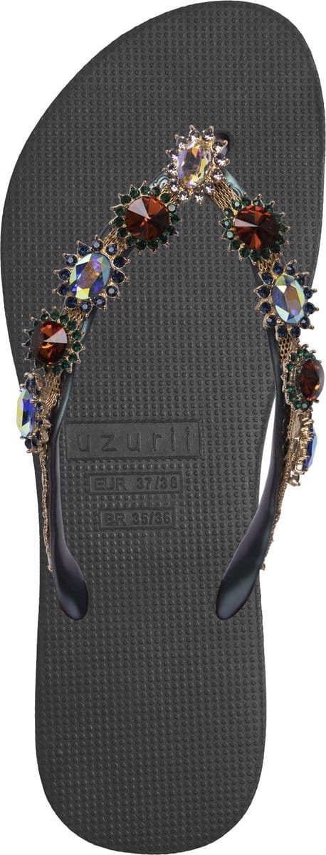 Uzurii Monroe dames slipper - Zwart - Maat 41/42