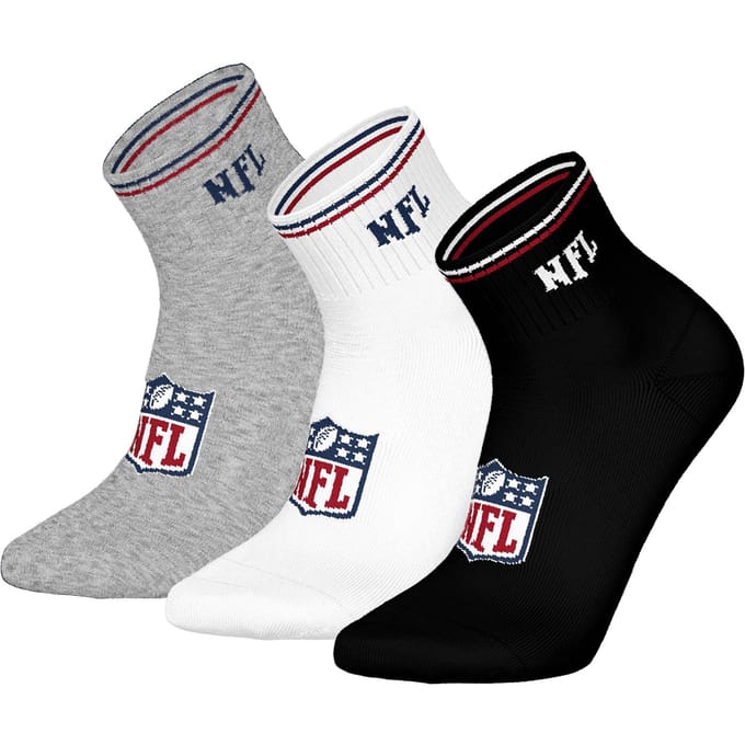 NFL Sokken NFL SHIELD 3Pack Quarter Socks Set van 3