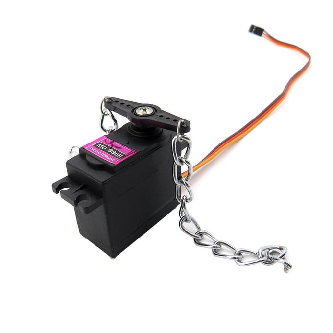 Servoset voor Flytec 2011-5 1,5 kg laadafstandsbediening visvoerboot zwart