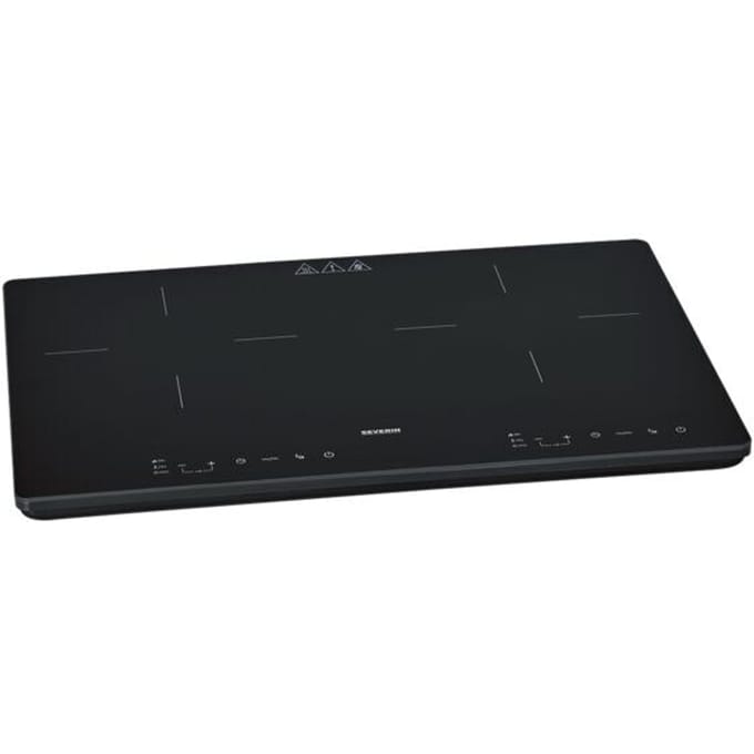 Severin DK 1033 Dubbele Inductiekookplaat – 2-pits – Ø 22 cm – Touchbediening – Timer