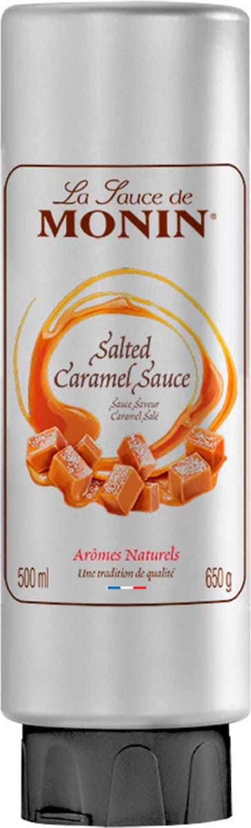 Monin Topping caramel salted, fles 500 ml