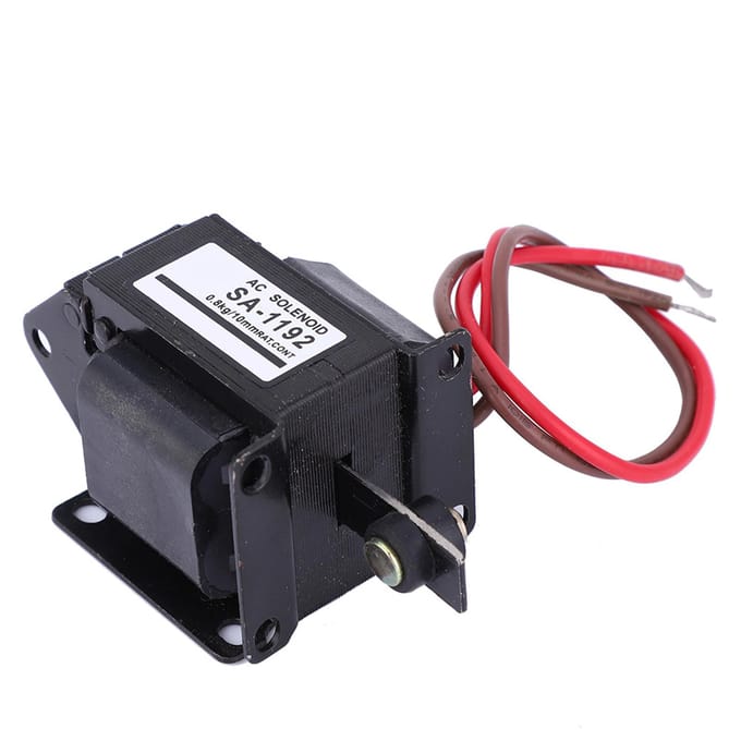 SA 1192 AC Électroaimant Solénoïde Type Pousser Tirer Aimant Électrique 220VAC 7.8N Course 10mm