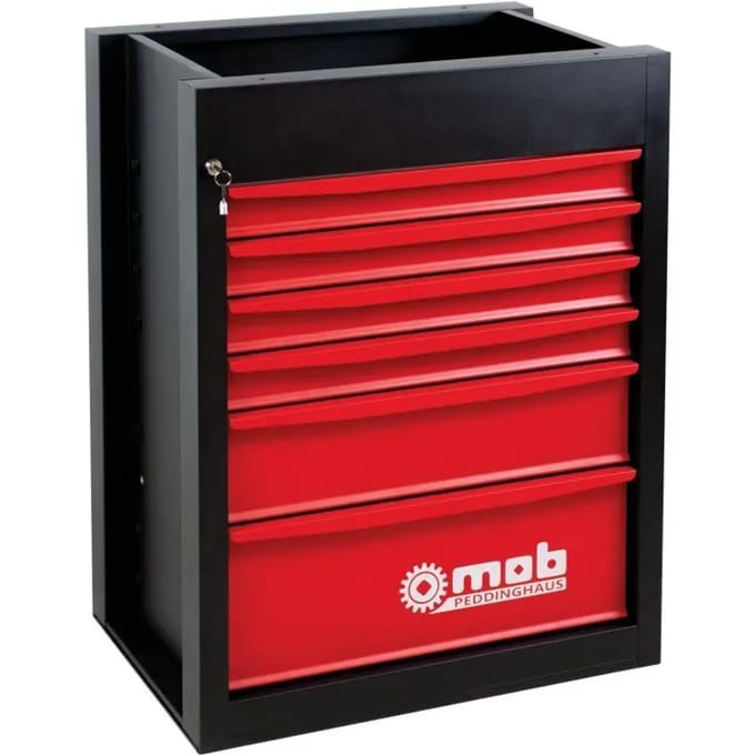 6-lade eenheid voor werkbank MOB