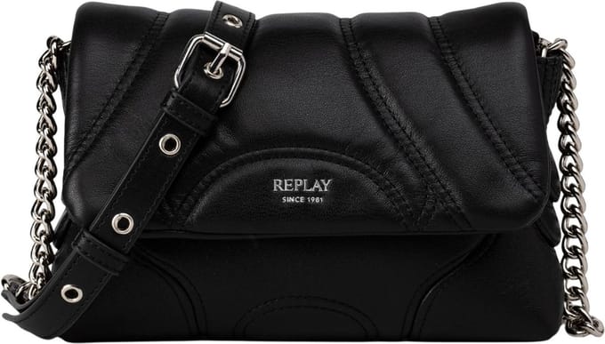 REPLAY Schoudertas Crossbody Bag Black Zwart