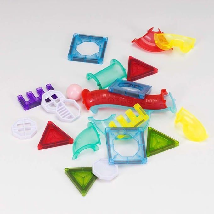 Springos® Magnetisch speelgoed - Knikkerbaan - 66 Stuks - Montessori speelgoed - Speelgoed kinderen