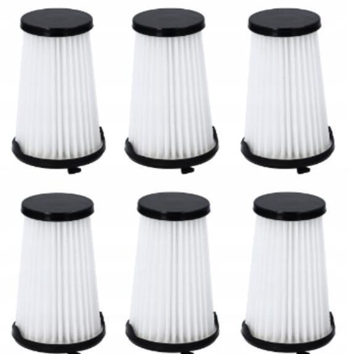 Vervangende filters Geschikt voor Electrolux stofzuigers, 6-pack