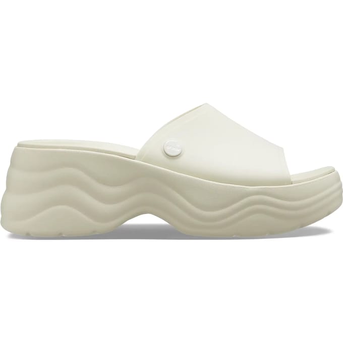 Crocs Skyline Slide - Dames Klapki - Bone - Platform - Comfort