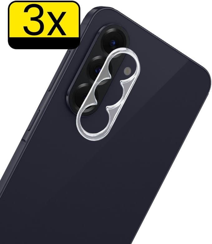 Camera Lens Protector - Geschikt voor Samsung Galaxy A57 - 3 Stuks - Camera Screenprotector - Beschermglas - Gehard Glas - Tempered Glass - Screen Protector